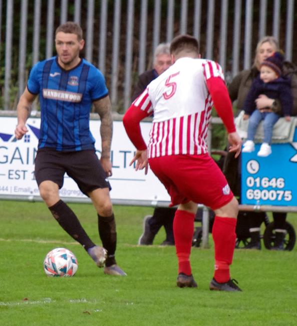 Nicky Woodrow - scored for Hakin United Nicky Woodrow - scored for Hakin United